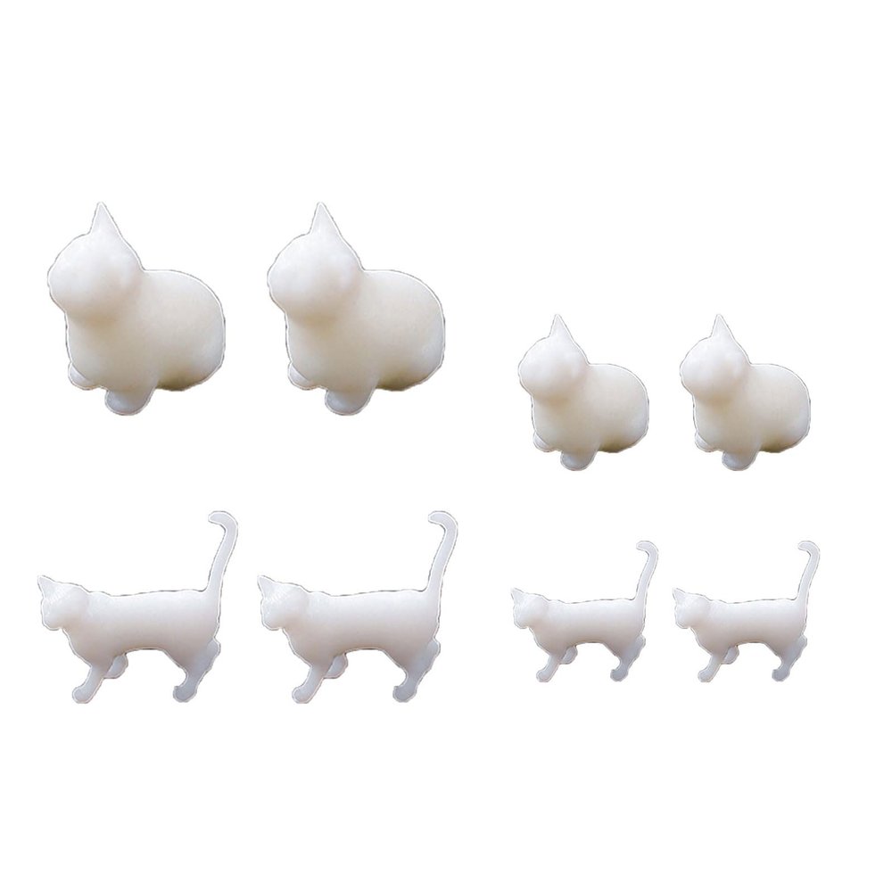 NVOQILIN Quirky Resin-Filled Crystal Drop Figurines