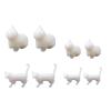 NVOQILIN Quirky Resin-Filled Crystal Drop Figurines view 1