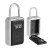 Wall-Mounted Key Lock Box with 4-Digit Combination and Weatherproof Cover view 3