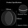 JIEYUZYUO 4-Piece Clear Acrylic Discs, 100 mm Diameter, 6 mm Thick, for Painting, Picture Frames, DIY Projects and Crafts view 2