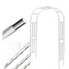 Garden Arch for Climbing Plants, 120×240/150×240/180×240/210×240 cm, Wedding Pergola Trellis for Jasmine and Clematis, White, 230×240 cm (W×H) view 1