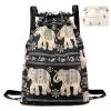 Illuminate Foldable Large-Capacity Dry-Wet Separation Drawstring Sports Backpack (G) view 1