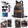 Illuminate Foldable Large-Capacity Dry-Wet Separation Drawstring Sports Backpack (G) view 3