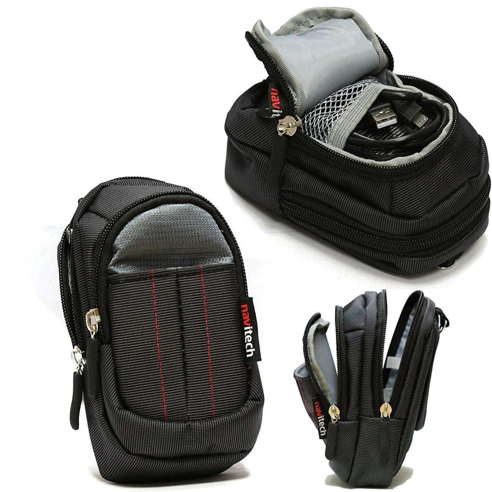 Navitech Black Camera Case Compatible with Canon PowerShot PX Compact Camera