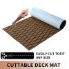TFDRSEXVD Boat Flooring - EVA Foam Boat Deck Marine Mat, Self-Adhesive Flooring for Motorboats, Yachts, Kayaks and RVs, Brown, 190 x 70 cm view 3