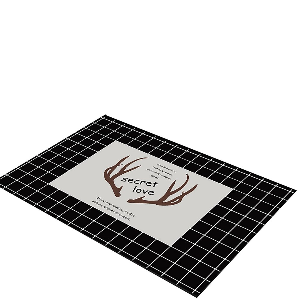 Pevfeciy Non-Slip Bathroom Mat, Quick-Drying, Absorbent, Washable, 80 x 100 cm