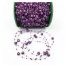 2-Yard 3 mm Artificial Pearl Strand, Purple view 1