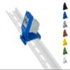 Keystone DIN Rail Bracket (35 mm), Mini Type, Blue view 3