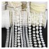 2-Yard Faux Pearl Chain Trim for DIY, Wedding & Home Decor (B03-5) view 4