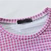 Men's Stylish Casual 1970s Disco Party Vest, Purple, XXL view 2