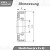 Parts and Parts Shaft Seal 16 x 40 x 7 mm NBR 70 DIN 3760 ISO 6194 view 2