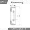 Parts and Parts Radial Shaft Seal 7 x 15 x 5 mm NBR 70 DIN 3760 ISO 6194 view 2