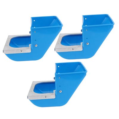 3-Piece Plastic Feeders for Rabbits and Poultry