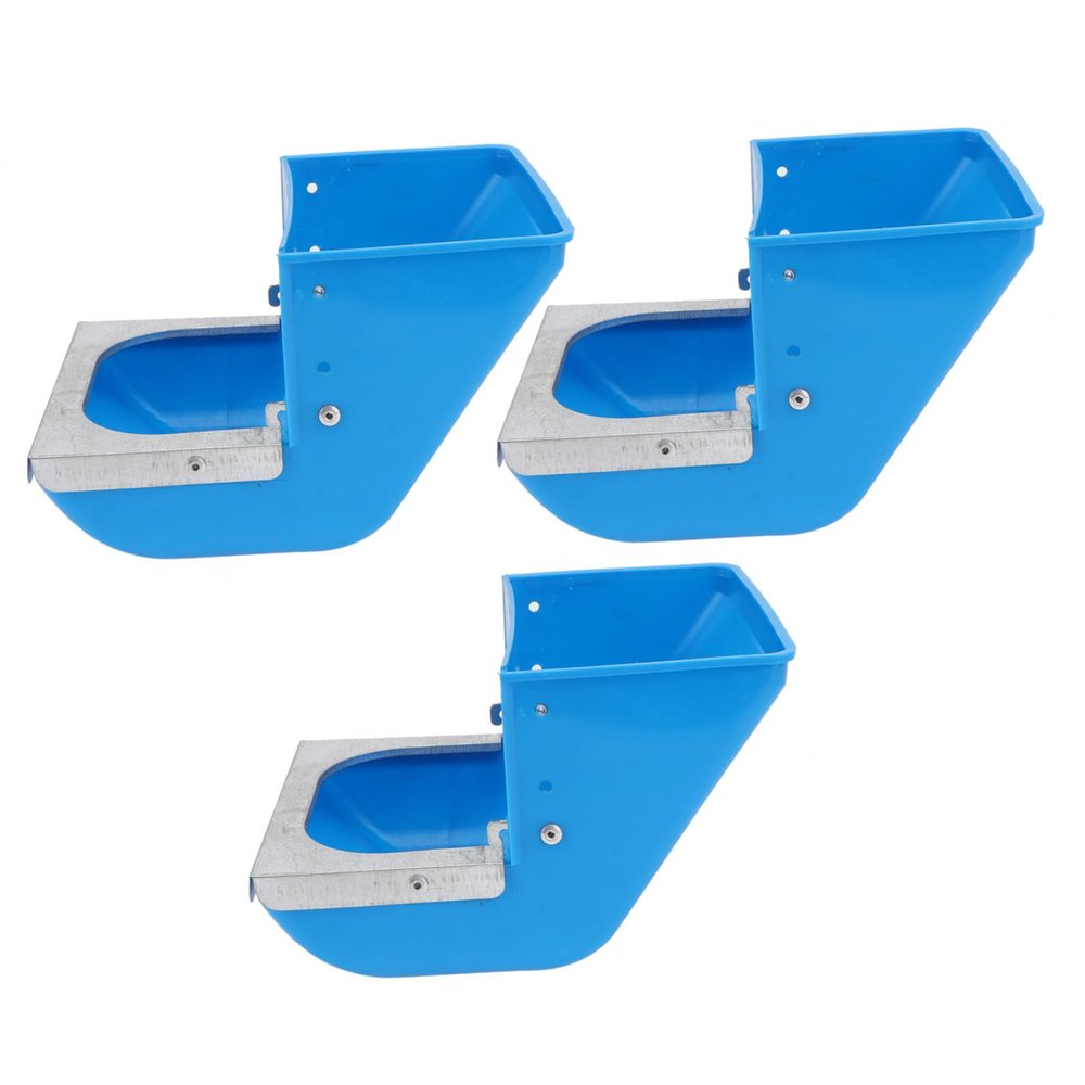 3-Piece Plastic Feeders for Rabbits and Poultry