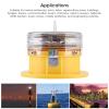 Solar LED Marine Beacon Light, 360° Flashing, IP68 Waterproof view 3