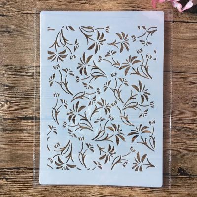 Craft Stencils, A4, 29 cm, Small Grass Texture