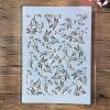 Craft Stencils, A4, 29 cm, Small Grass Texture view 1