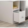 GLigeT Living Room Sofa Side Table, Narrow Side Cabinet with Drawer and Open Shelf, 25 x 80 x 55 cm view 4