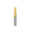 1-Piece HSS Cutter, 2-Flute Spiral End Mill, TiN-Coated, 9×10×19×69L view 1