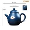 Chinese Purple Clay Teapot with Hand-Painted Lotus view 2