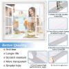 Window Insect Screen 155 x 190 cm, Washable, Self-Adhesive, White view 3