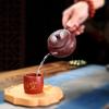 210 mL Handmade Purple Clay Gongfu Teapot view 3
