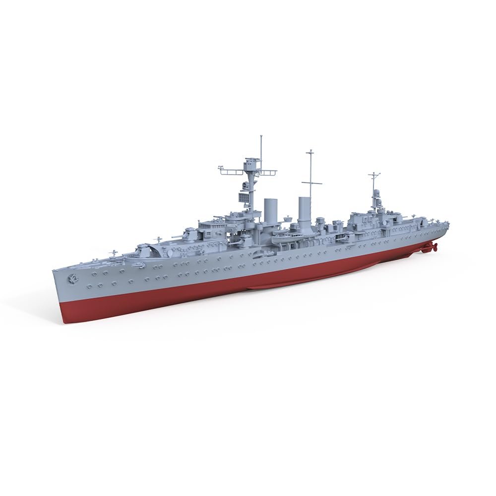 MRY-SFW SSC700508S 1/700 Military Model Kit German Emden Light Cruiser, Full Hull