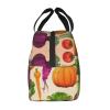 WURTON Reusable Lunch Bag with Fruit and Vegetable Print view 4