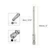 QUARKZMAN T15 Security Torx Bit, 1/4-Inch Hex Shank, 100 mm, S2 Steel view 2