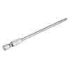 QUARKZMAN T15 Security Torx Bit, 1/4-Inch Hex Shank, 100 mm, S2 Steel view 3