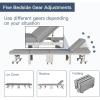 ISCBAFYX Folding Bed with Mattress, Portable Adult Bed with Adjustable Backrest view 2