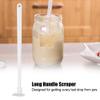 Reusable Thin Glass Scraper, Makeup Spatula, Multifunctional Silicone Spatula with Long Handle view 2