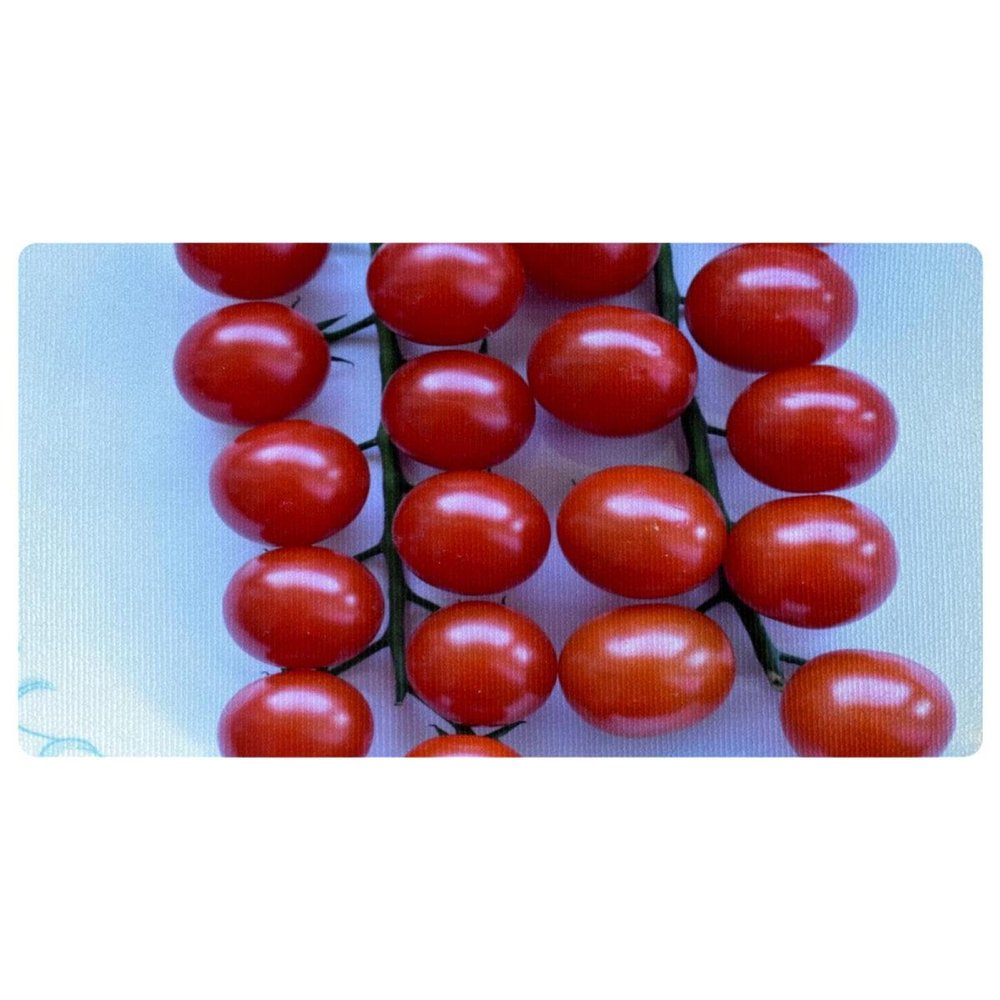 VAPOKF Round Red Tomato Kitchen Mat, Non-Slip, Washable
