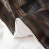 100% Cotton Bull Skull Rustic Wood Duvet Cover Set, White/Brown, 220 x 240 cm view 4