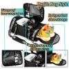 Sports Duffel Bag, 4-Way Waterproof Backpack with Shoe and Laptop Compartments, Black view 3