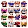 Sequin Dance Wrist Flower Bracelet, Stretchable, Color 02 view 2