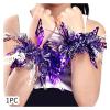 Sequin Dance Wrist Flower Bracelet, Stretchable, Color 02 view 3