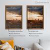 Skane MDF Frame for 35 x 100 cm Picture, Rustic Oak Finish with Acrylic Glass view 2