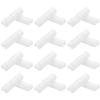 Jersvimc 24-Pack Greenhouse Clips, 2.2 cm PVC Clamps, White view 1
