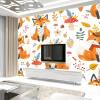 Art Bohemian Cartoon Fox Photo Wallpaper, 400 x 280 cm, Nonwoven 3D Wall Mural view 2