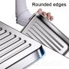 LIGUOYI Stainless Steel Baking Sheet with Cooling Rack, Tongs and Brush, Nonstick, 270 x 210 mm view 2