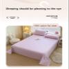 Luxury 100% Cotton Flat Sheet, No Elastic, Leaf Green, 90 x 98 in view 2