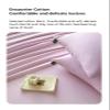 Luxury 100% Cotton Flat Sheet, No Elastic, Leaf Green, 90 x 98 in view 3