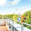 Reflective Windmill Bird Scarer – Wind-Powered Deterrent for Gardens, Boats, Patios and Yards view 2