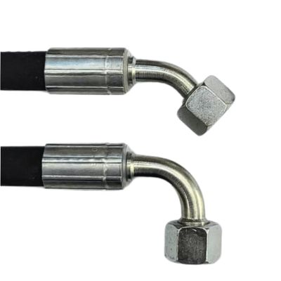 Hydraulic Hose 5,900 mm 1SN DN10, G3/8" Thread, DKR45–DKR90, 180 bar