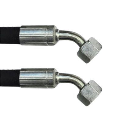 Hydraulic Hose 300 mm 1SN DN10 | G3/8" Thread | DKR45-DKR45 | 180 bar Rated Pressure
