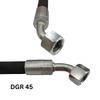 Hydraulic Hose 300 mm 1SN DN10 | G3/8" Thread | DKR45-DKR45 | 180 bar Rated Pressure view 4