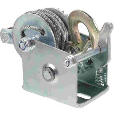 AUBEST Chain Hoist, 1,200 lb Hand Winch, Manual Wire Rope Lifting Winch