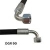 Hydraulic Hose 6800 mm 1SN DN10 | G3/8" Thread | AGR - DKR90 | Rated Pressure 180 bar view 4