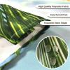 Morbuy Square Tablecloth, 3D Painting Style, Wipeable, Lotus Effect, Khaki, 100 x 100 cm view 4
